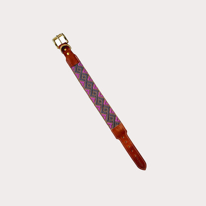 Collar Rombos Magenta