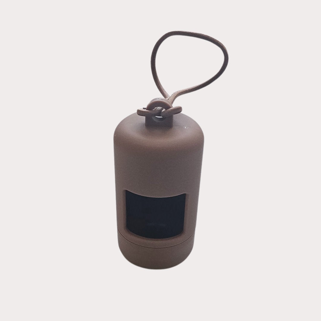 Dispensador de bolsas Marrón